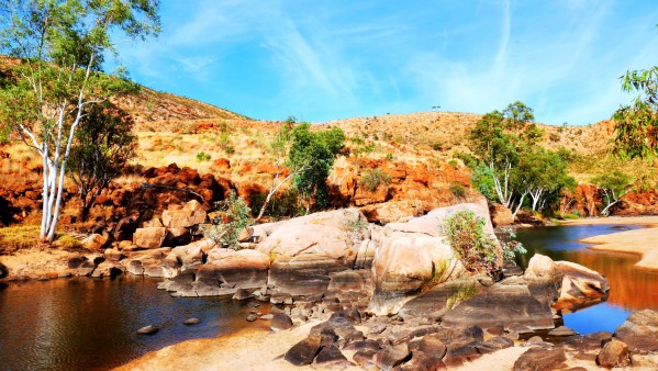 By the River - Ormiston Gorge by Lexa Harpell